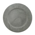 Saro Lifestyle SARO CH372.S13R 13 in. Round Galvanized Metal Charger Plate  Silver - Set of 4 CH372.S13R